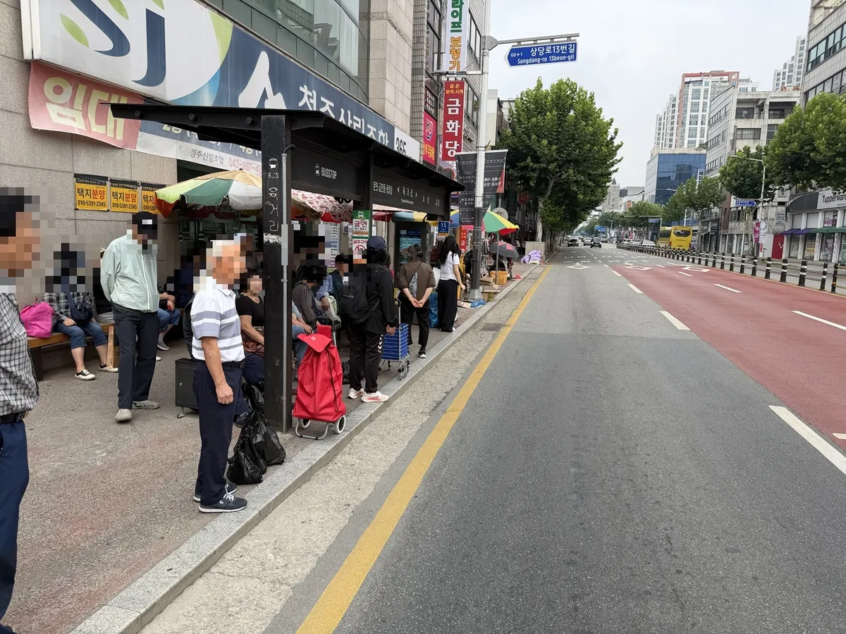 정류소 대기 행태(사업 시범구간 내 정류소)