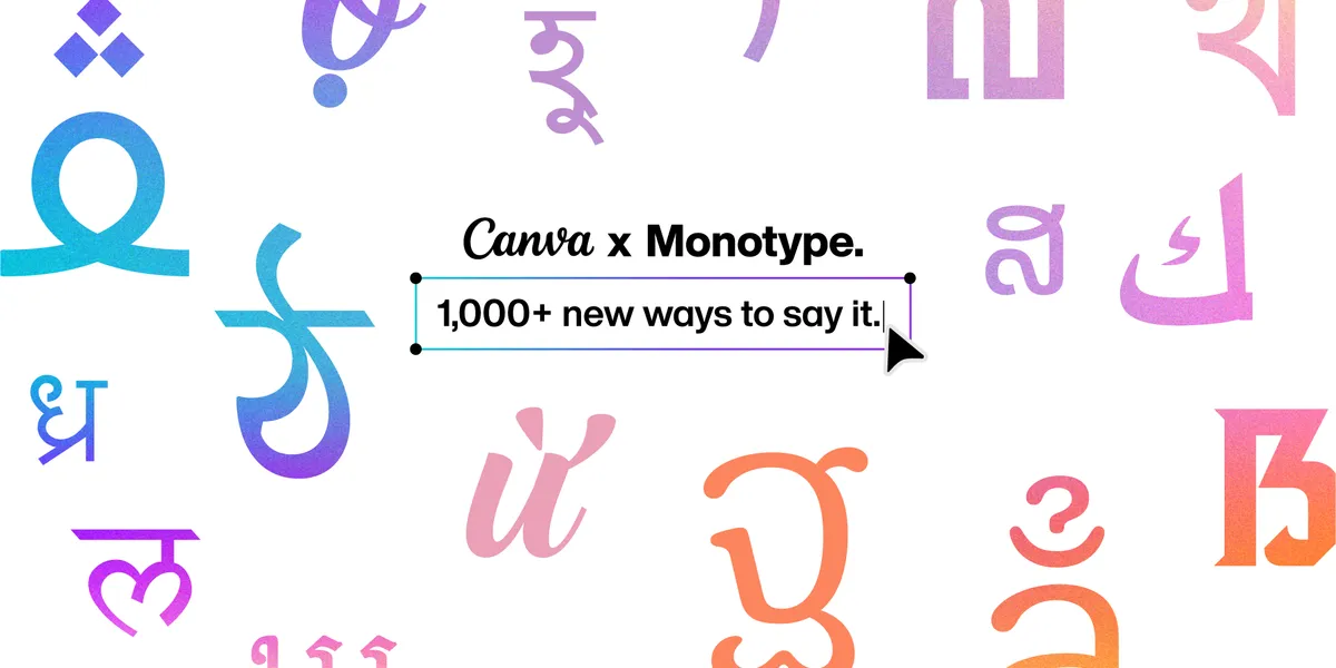 MonoType and Canva Add Over 1000 New Fonts