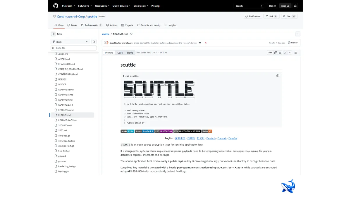 CONTINUUM AI applies quantum-resistant encryption to OrcaRouter request logs