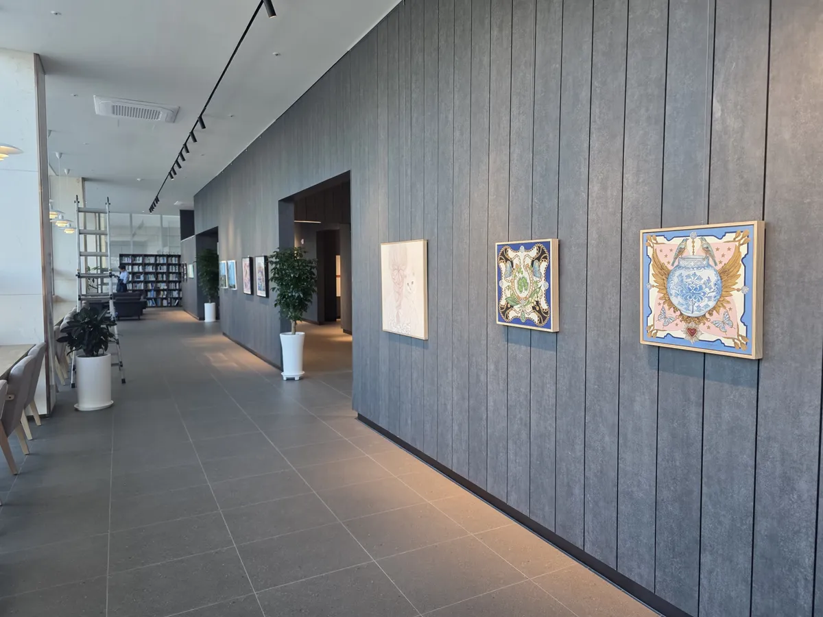 동탄 레지던시 ‘열린 문장展’ 전시 전경