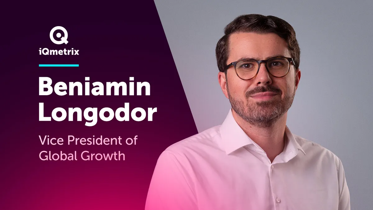 iQmetrix Names Beniamin Longodor as VP of Global Growth